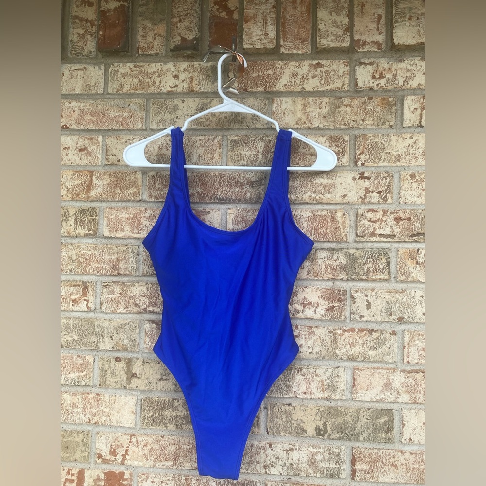 Royal blue shein one piece
